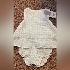 NWT Janie and Jack 3/6 months 2 piece bloomer set